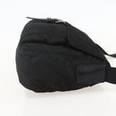 PRADA Shoulder Bag Nylon Black Silver Auth 175302-4
