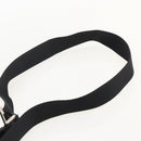PRADA Shoulder Bag Nylon Black Silver Auth 175302-14