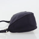 PRADA Pouch Hand Bag Nylon Purple Silver Auth 175303-4