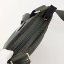 PRADA Shoulder Bag Nylon Gray Silver Auth 175304-6