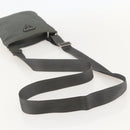PRADA Shoulder Bag Nylon Gray Silver Auth 175304-7