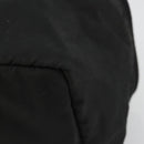 PRADA Vanity Pouch Nylon Black Silver Auth 175305-15