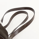 GUCCI Bamboo Backpack Nylon Brown Silver 003 1998 0030 Auth 175306-15