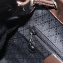 GUCCI Bamboo Backpack Nylon Brown Silver 003 1998 0030 Auth 175306-24