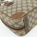 GUCCI GG Supreme Hand Bag PVC Beige Gold 000 58 0090 Auth 175308-9