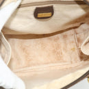 GUCCI GG Supreme Hand Bag PVC Beige Gold 000 58 0090 Auth 175308-11