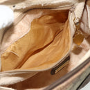 GUCCI GG Supreme Hand Bag PVC Beige Gold 000 58 0090 Auth 175308-22