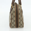 GUCCI GG Supreme Hand Bag PVC Beige Gold 000 58 0090 Auth 175308-3