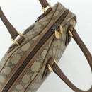 GUCCI GG Supreme Hand Bag PVC Beige Gold 000 58 0090 Auth 175308-6