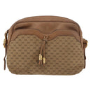GUCCI Micro GG Supreme Shoulder Bag PVC Beige Gold Auth 175309-2
