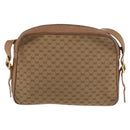 GUCCI Micro GG Supreme Shoulder Bag PVC Beige Gold Auth 175309-3