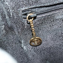 GUCCI Bamboo Tote Bag Leather Black Gold 002 123 0322 Auth 175311-20