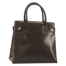 GUCCI Hand Bag Patent leather Brown Gold 000 2404 0503 Auth 175318-1