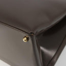 GUCCI Hand Bag Patent leather Brown Gold 000 2404 0503 Auth 175318-14