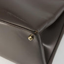 GUCCI Hand Bag Patent leather Brown Gold 000 2404 0503 Auth 175318-16