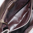GUCCI Hand Bag Patent leather Brown Gold 000 2404 0503 Auth 175318-11