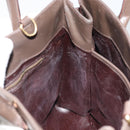 GUCCI Hand Bag Patent leather Brown Gold 000 2404 0503 Auth 175318-19