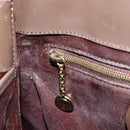GUCCI Hand Bag Patent leather Brown Gold 000 2404 0503 Auth 175318-21