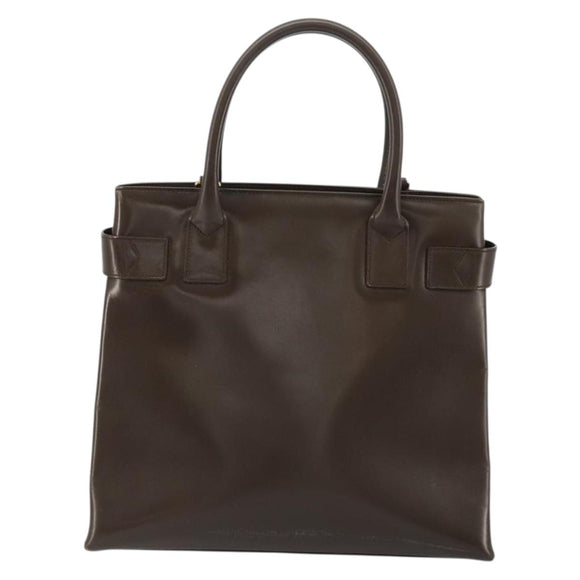 GUCCI Hand Bag Patent leather Brown Gold 000 2404 0503 Auth 175318