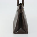 GUCCI Hand Bag Patent leather Brown Gold 000 2404 0503 Auth 175318-3