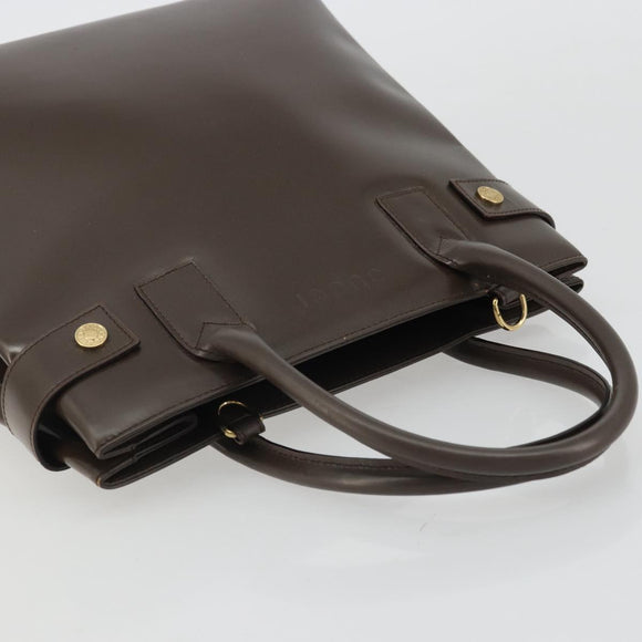 GUCCI Hand Bag Patent leather Brown Gold 000 2404 0503 Auth 175318
