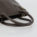 GUCCI Hand Bag Patent leather Brown Gold 000 2404 0503 Auth 175318-7
