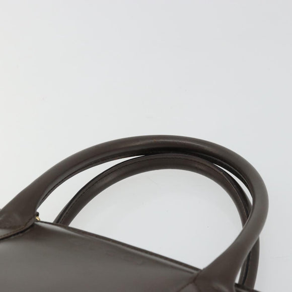 GUCCI Hand Bag Patent leather Brown Gold 000 2404 0503 Auth 175318