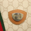 GUCCI GG Plus Supreme Web Sherry Line Tote Bag PVC White Red Green Auth 175321-17