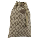 GUCCI GG Supreme Purse Pouch PVC Beige Gold 97 19 303 Auth 175322-1