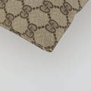 GUCCI GG Supreme Purse Pouch PVC Beige Gold 97 19 303 Auth 175322-11