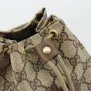 GUCCI GG Supreme Purse Pouch PVC Beige Gold 97 19 303 Auth 175322-12