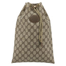 GUCCI GG Supreme Purse Pouch PVC Beige Gold 97 19 303 Auth 175322-2