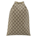 GUCCI GG Supreme Purse Pouch PVC Beige Gold 97 19 303 Auth 175322-3