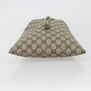 GUCCI GG Supreme Purse Pouch PVC Beige Gold 97 19 303 Auth 175322-7