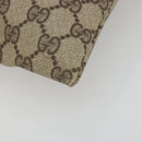 GUCCI GG Supreme Purse Pouch PVC Beige Gold 97 19 303 Auth 175322-8