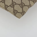 GUCCI GG Supreme Purse Pouch PVC Beige Gold 97 19 303 Auth 175322-9
