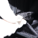 PRADA Hand Bag Nylon Black Silver Auth 175323-12