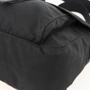 PRADA Shoulder Bag Nylon Black Silver Auth 175324-15
