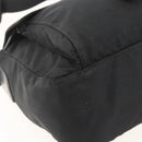 PRADA Shoulder Bag Nylon Black Silver Auth 175324-16