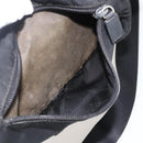 PRADA Shoulder Bag Nylon Black Silver Auth 175324-11