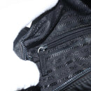PRADA Shoulder Bag Nylon Black Silver Auth 175324-27