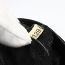 PRADA Shoulder Bag Nylon Black Silver Auth 175324-12