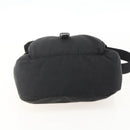 PRADA Shoulder Bag Nylon Black Silver Auth 175324-5