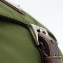 PRADA Shoulder Bag Nylon Green Silver Auth 175325-8
