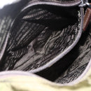 PRADA Shoulder Bag Nylon Green Silver Auth 175325-26