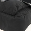 PRADA Shoulder Bag Nylon Black Silver Auth 175326-15