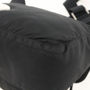PRADA Shoulder Bag Nylon Black Silver Auth 175326-17
