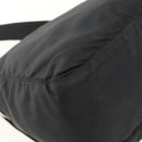 PRADA Shoulder Bag Nylon Black Silver Auth 175326-18