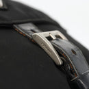 PRADA Shoulder Bag Nylon Black Silver Auth 175326-8
