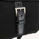 PRADA Shoulder Bag Nylon Black Silver Auth 175326-9